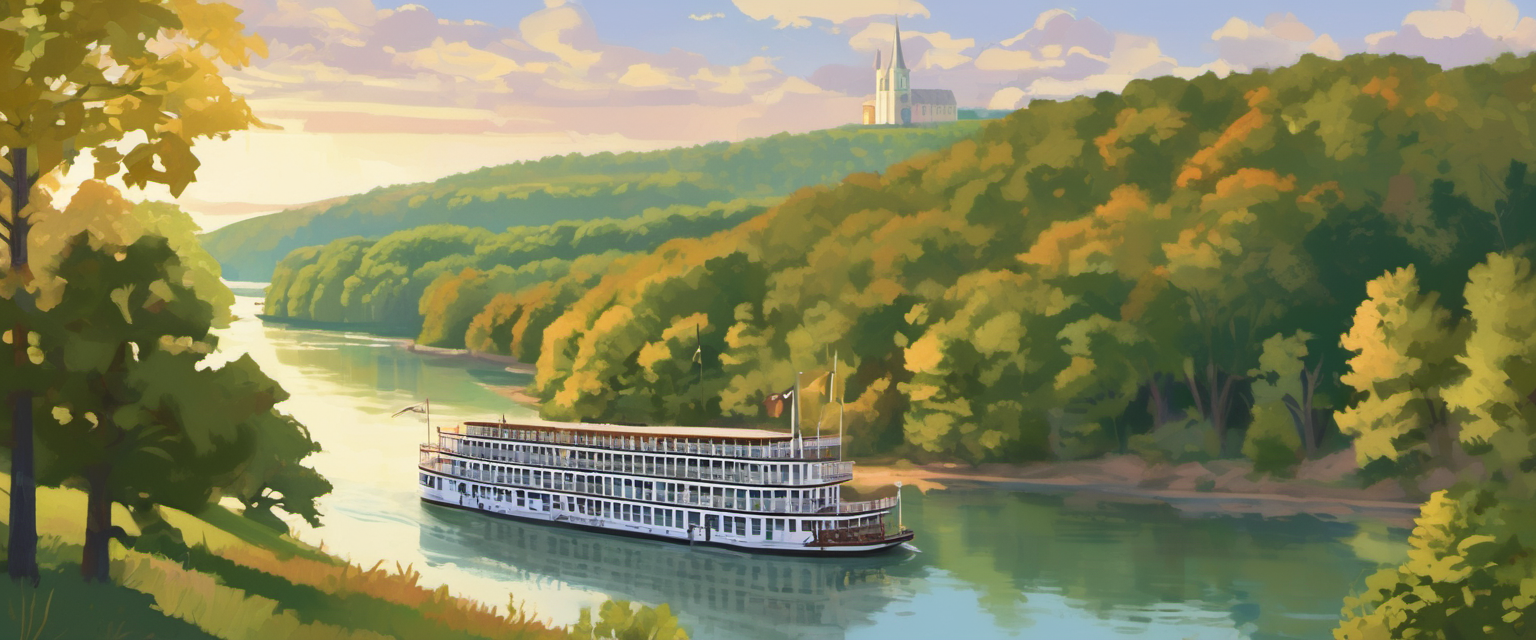 A scenic river view on a Missouri day trip